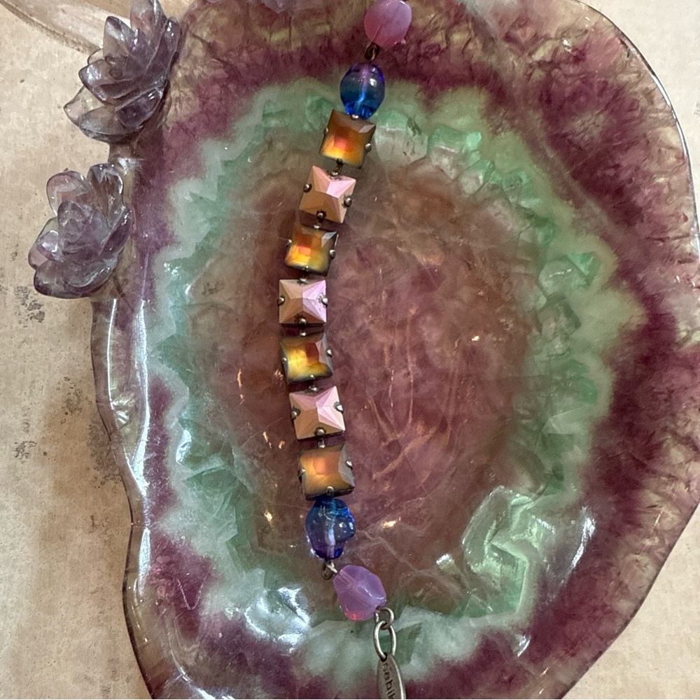 Sabika Crystal Poetry Square Collectors Bracelet Spring 2021